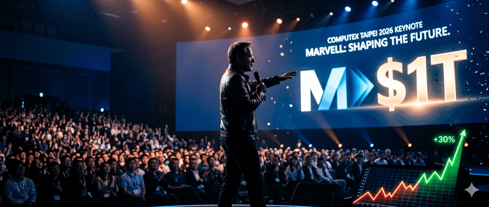 一句话引爆 $35B 市值：Marvell 的「Jensen 时刻」之后，我们到底在为什么定价？