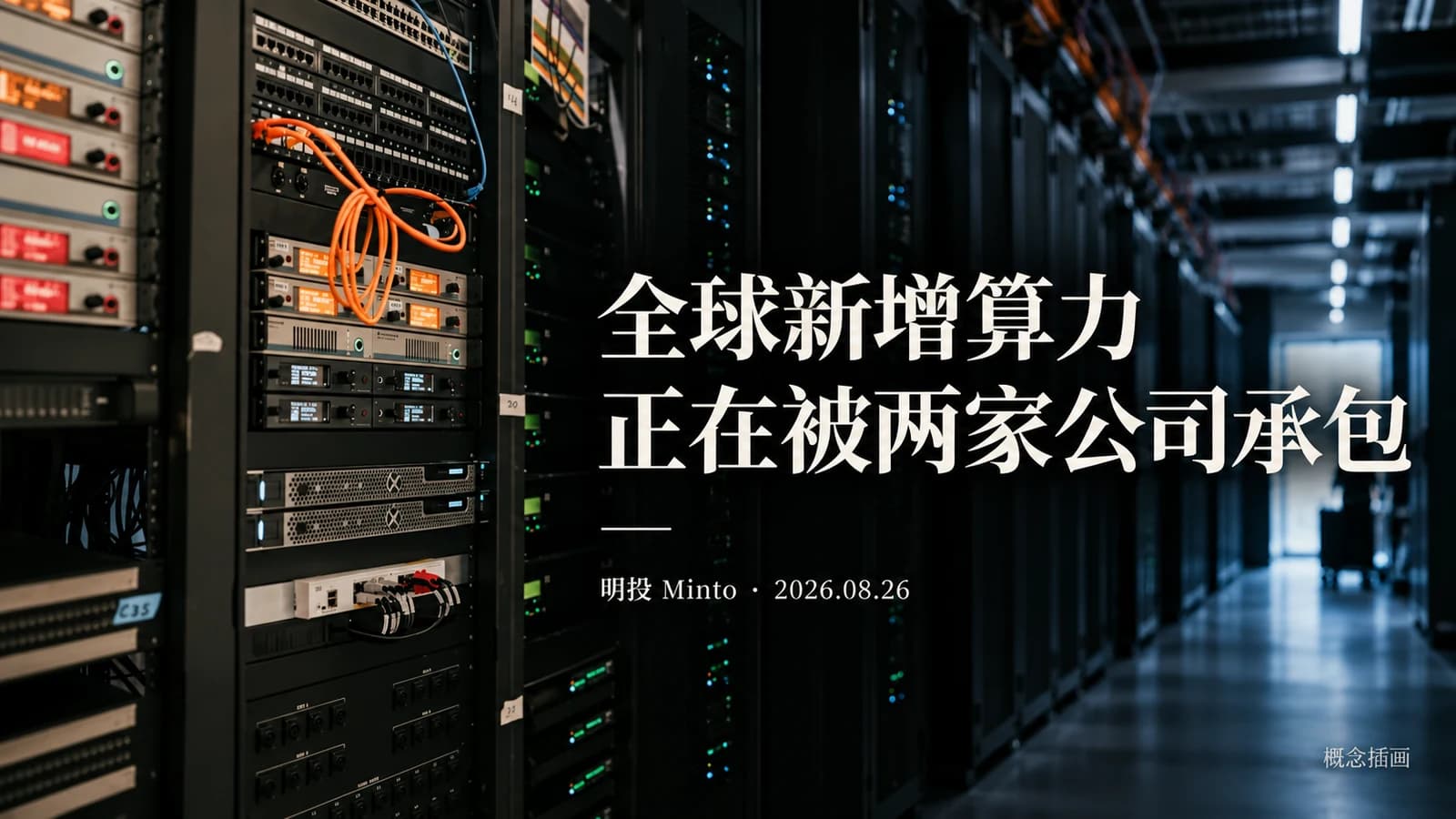全球新增算力，正在被两家公司承包