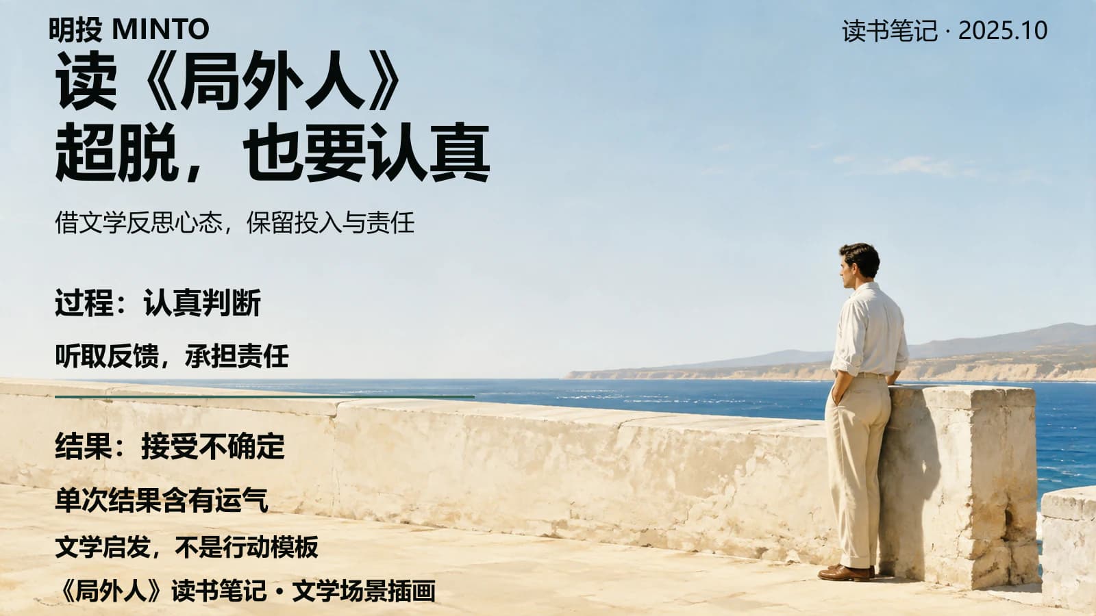 一个对什么都「无所谓」的人,教会我对结果的超脱