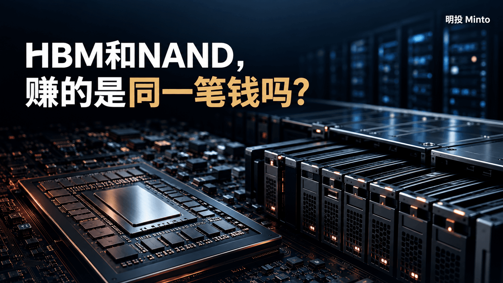 HBM和NAND，赚的是同一笔钱吗？