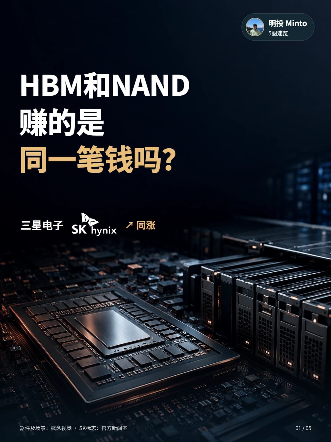 HBM和NAND,赚的是同一笔钱吗?
